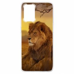 Чехол для Oppo A74 4G Lion in the field - PrintSalon