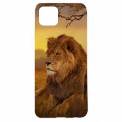 Чехол для Oppo A92s Lion in the field - PrintSalon