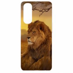 Чехол для Oppo Reno 4 Pro Lion in the field - PrintSalon