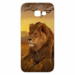 Чехол для Samsung A5 2017 Lion in the field - PrintSalon