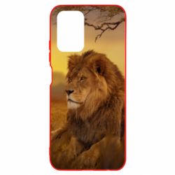 Чехол для Xiaomi Redmi Note 10 Lion in the field - PrintSalon