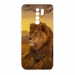 Чехол для Xiaomi Redmi 9 Lion in the field - PrintSalon