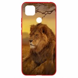 Чехол для Xiaomi Redmi 9c Lion in the field - PrintSalon
