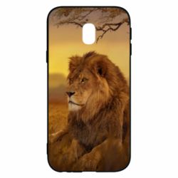 Чехол для Samsung J3 2017 Lion in the field - PrintSalon