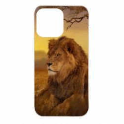 Чехол для iPhone 14 Pro Max Lion in the field - PrintSalon