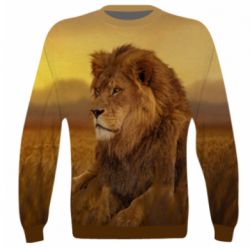 3D свитшот Lion in the field - PrintSalon