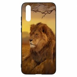 Чехол для Huawei P20 Lion in the field - PrintSalon