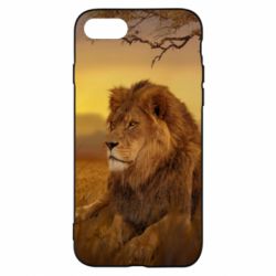 Чехол для iPhone 7 Lion in the field - PrintSalon