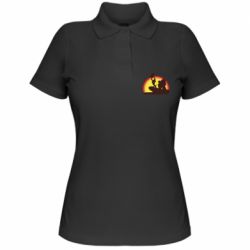 Жіноче поло Lion king silhouette - PrintSalon