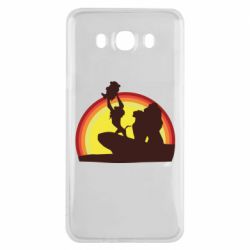 Чохол для Samsung J7 2016 Lion king silhouette - PrintSalon