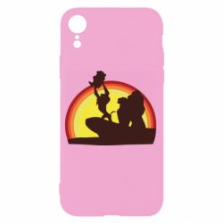 Чохол для iPhone XR Lion king silhouette - PrintSalon