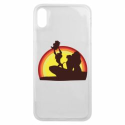 Чохол для iPhone Xs Max Lion king silhouette - PrintSalon