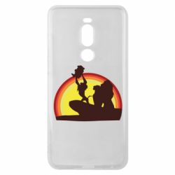 Чохол для Meizu Note 8 Lion king silhouette - PrintSalon