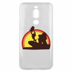 Чохол для Meizu X8 Lion king silhouette - PrintSalon