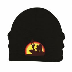 Шапка флісова Lion king silhouette - PrintSalon