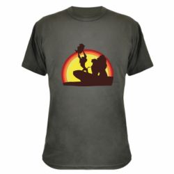 Камуфляжна футболка Lion king silhouette - PrintSalon