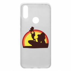Чохол для Xiaomi Redmi 7 Lion king silhouette - PrintSalon