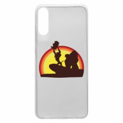 Чохол для Samsung A70 Lion king silhouette - PrintSalon
