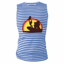 Майка-тільняшка Lion king silhouette - PrintSalon