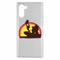 Чохол для Samsung Note 10 Lion king silhouette - PrintSalon