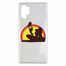 Чохол для Samsung Note 10 Plus Lion king silhouette - PrintSalon