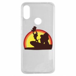 Чохол для Xiaomi Redmi Note 7 Lion king silhouette - PrintSalon