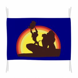 Прапор Lion king silhouette
