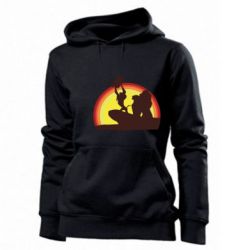 Худі жіноче Lion king silhouette - PrintSalon