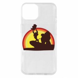 Чохол для iPhone 14 Lion king silhouette - PrintSalon