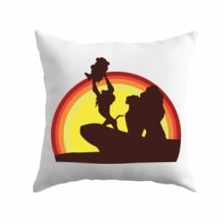 Подушка Lion king silhouette - PrintSalon