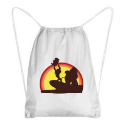 Рюкзак-мішок Lion king silhouette - PrintSalon