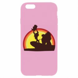 Чохол для iPhone 6/6S Lion king silhouette - PrintSalon