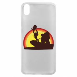 Чохол для Xiaomi Redmi 7A Lion king silhouette - PrintSalon