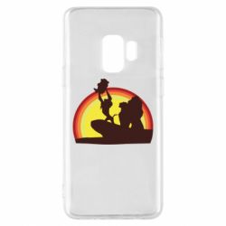 Чохол для Samsung S9 Lion king silhouette - PrintSalon