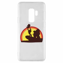 Чохол для Samsung S9+ Lion king silhouette - PrintSalon