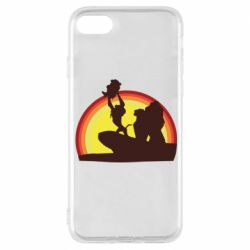 Чохол для iPhone 8 Lion king silhouette - PrintSalon