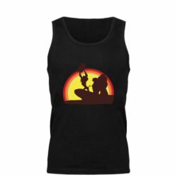 Майка чоловіча Lion king silhouette