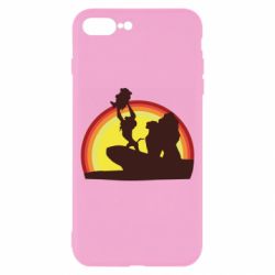Чохол для iPhone 8 Plus Lion king silhouette - PrintSalon