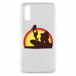 Чохол для Huawei P20 Lion king silhouette - PrintSalon