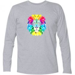 Футболка з довгим рукавом Lion vector - PrintSalon
