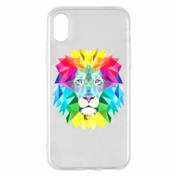 Чохол для iPhone X/Xs Lion vector - PrintSalon