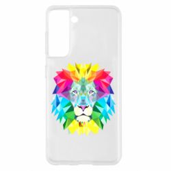 Чехол для Samsung S21 Lion vector-PrintSalon Чехол для Samsung S21 Lion vector