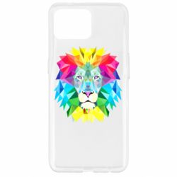 Чохол для Oppo Reno 4 Lite Lion vector-PrintSalon Чохол для Oppo Reno 4 Lite Lion vector