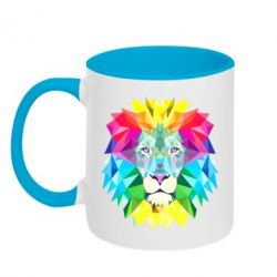 Чашка двокольорова Lion vector