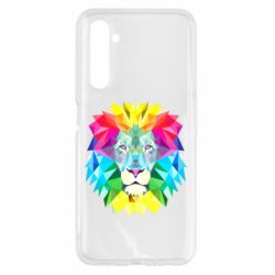 Чохол для Realme 6 Lion vector - PrintSalon