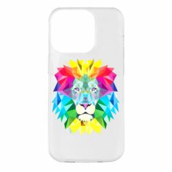 Чохол для iPhone 14 Pro Lion vector - PrintSalon