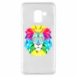 Чехол для Samsung A8 2018 Lion vector