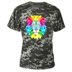 Камуфляжна футболка Lion vector - PrintSalon