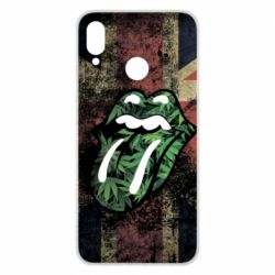 Чохол для Huawei P Smart Plus 2018 Lips in hemp - PrintSalon