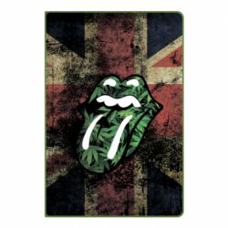 Блокнот з принтом Lips in hemp - PrintSalon